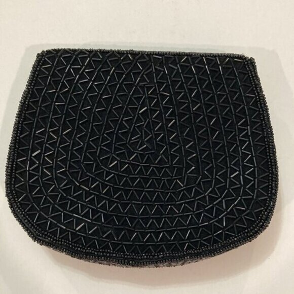 Black Beaded Clutch - Picture 5 of 12